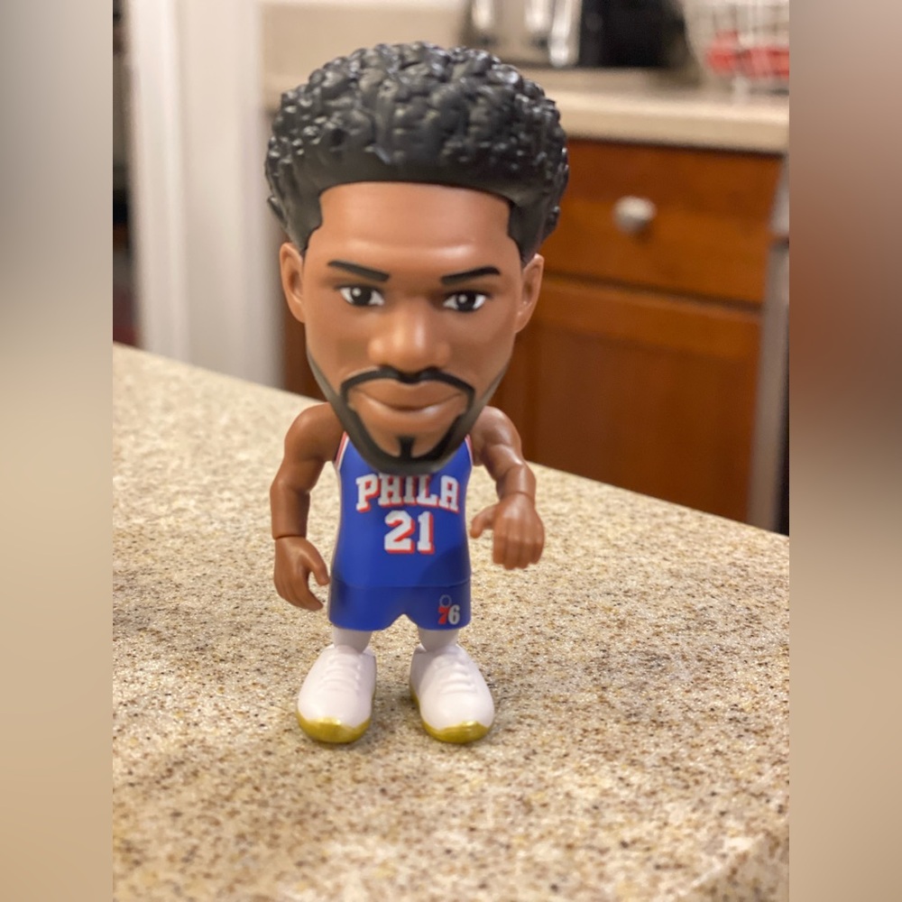 Joel Embiid Blue Philadelphia 76ers Figurine